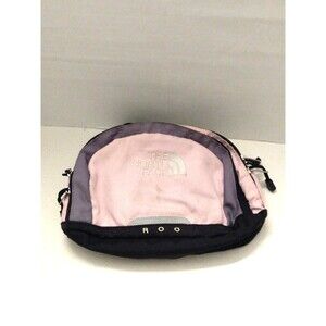 North Face ROO Pink Crossbody Pouch Fanny Pack Bag Waist Belt Hiking FLAW
